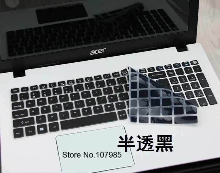 【3C VictoryEagle】inch Silicone keyboard cover Protector for Acer E15 E 15 E5-576 E5576 V3 E5-553G/575G / 3 5 Series