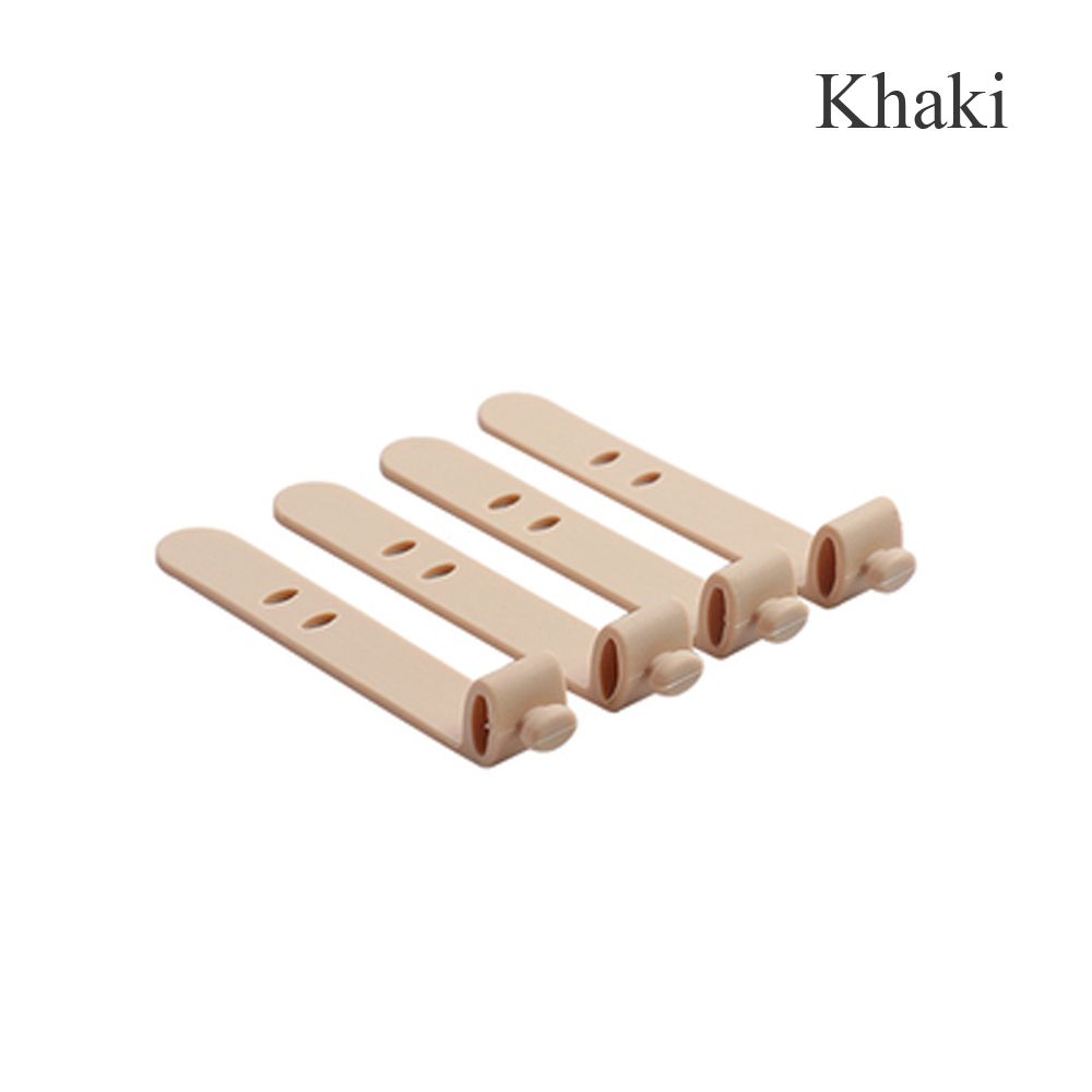 4/8PCS Silicone Headphones Storage Holder Cord Clip Earphone Cable Ptotector Cable Winder USB Wire Tie