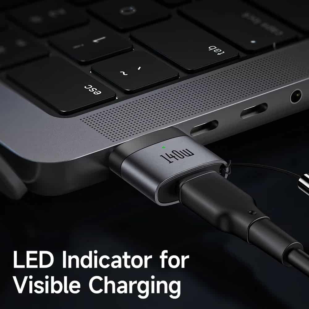 Mcdodo 140W USB-C to MagSafe 3 Portable Adapter For MacBook Air/Pro M1 M2 M3 OT-685. 