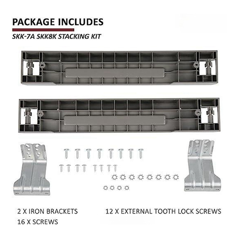 Skk-7A Stacking Kit - Replacing with Sam-Sung Washer and Dryer - Replacement Parts Replaces Part Numbers: Skk-7A, Sk-5A, Sk-5Axaa and More Steel. 