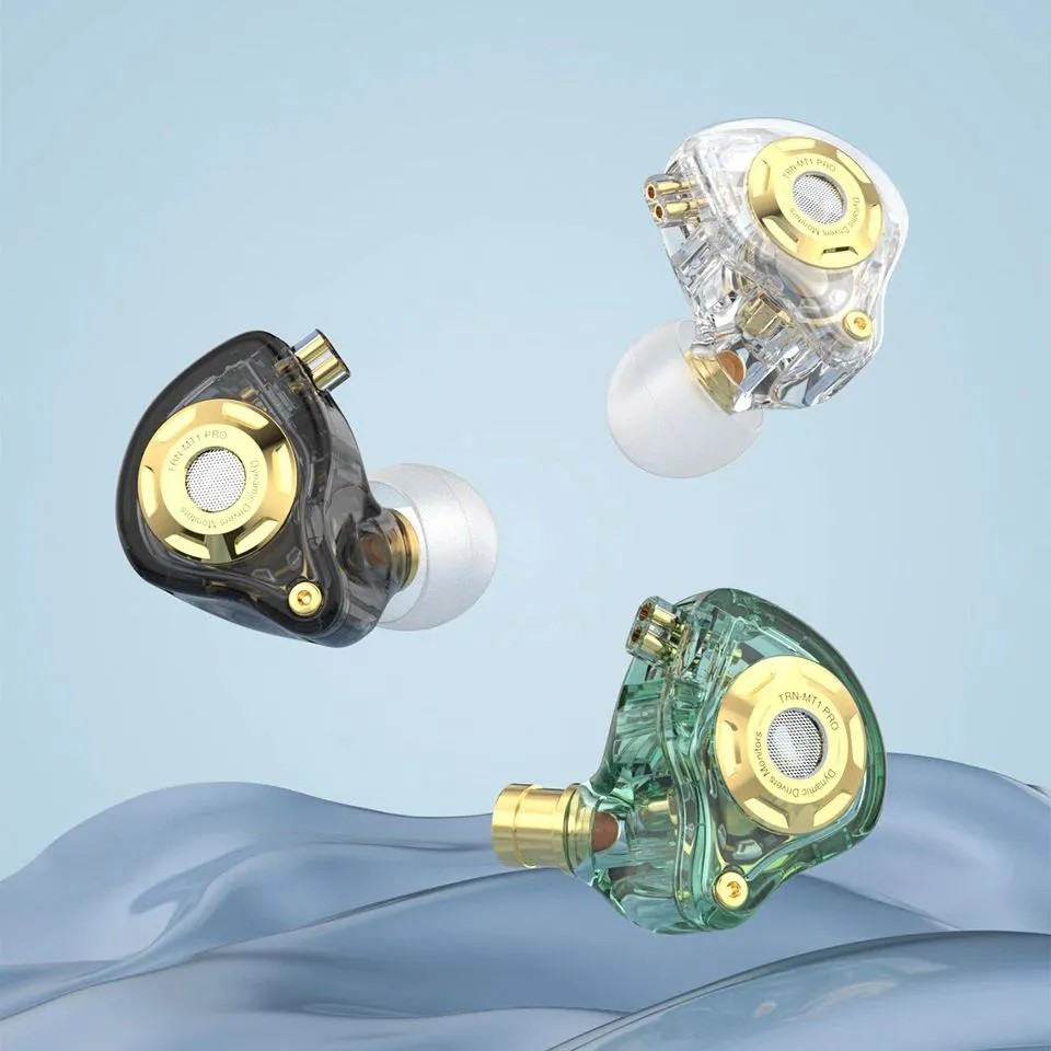 TRN MT1 Pro Professional Hi-Fi Dynamic In-Ear Earphone With Microphone. 