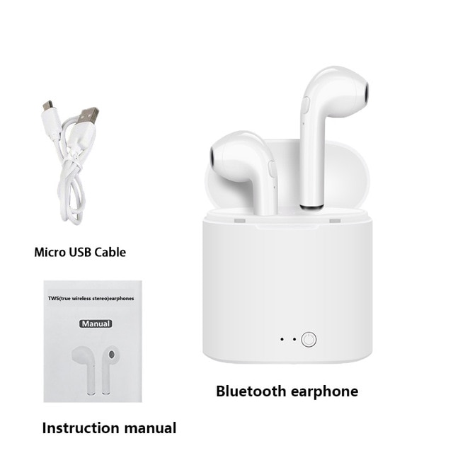 Earbuds How To Pair I7s Airpods Charging Case Cara Charger Headset