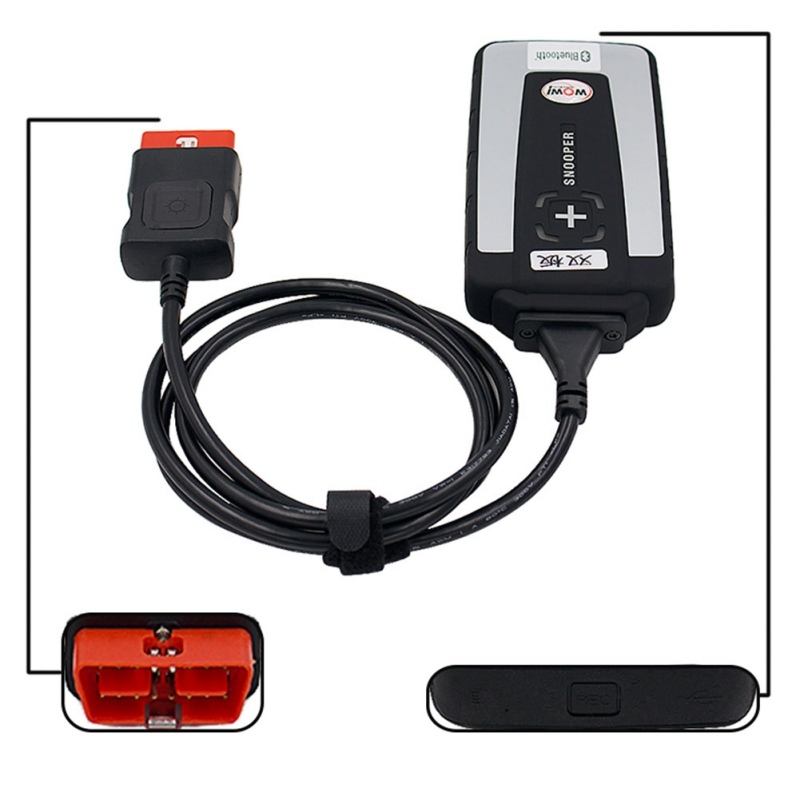 (New)WOW Auto Bluetooth Diagnostic Tool Snooper Diagnostic Tester. 