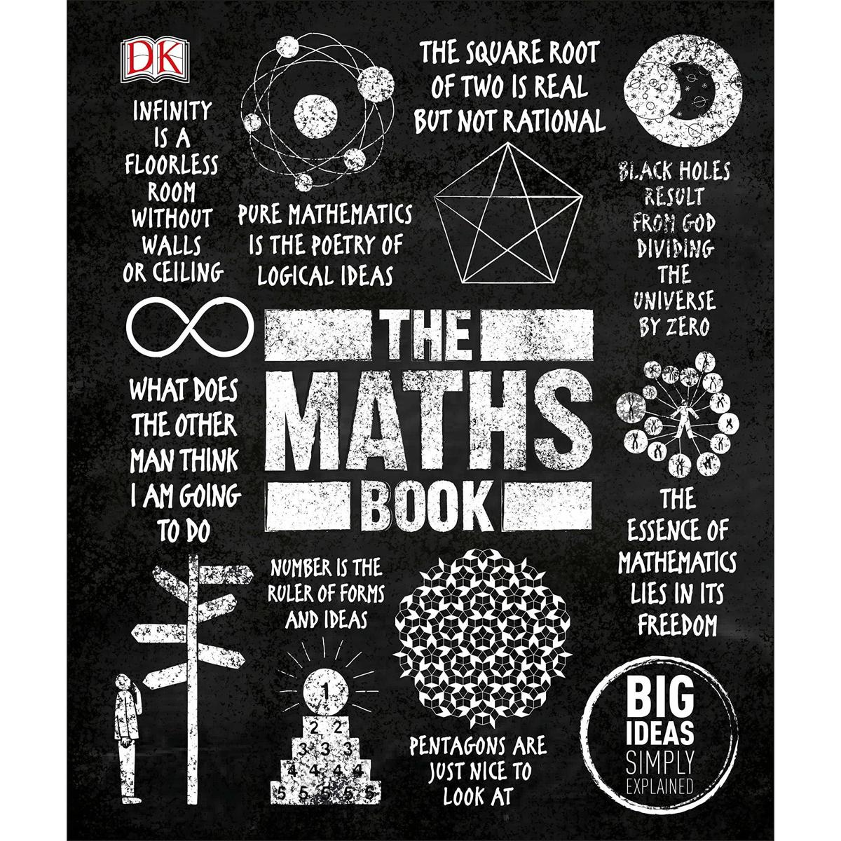 The Maths Book: Big Ideas Simply Explained by DK (Hardcover Colour)
