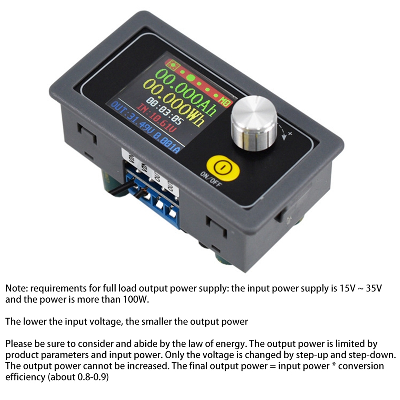 XYS3580 DC-DC Buck Boost Converter CC CV 0.6-36V 5A Power Module Adjustable Regulated Laboratory Power Supply Variable. 