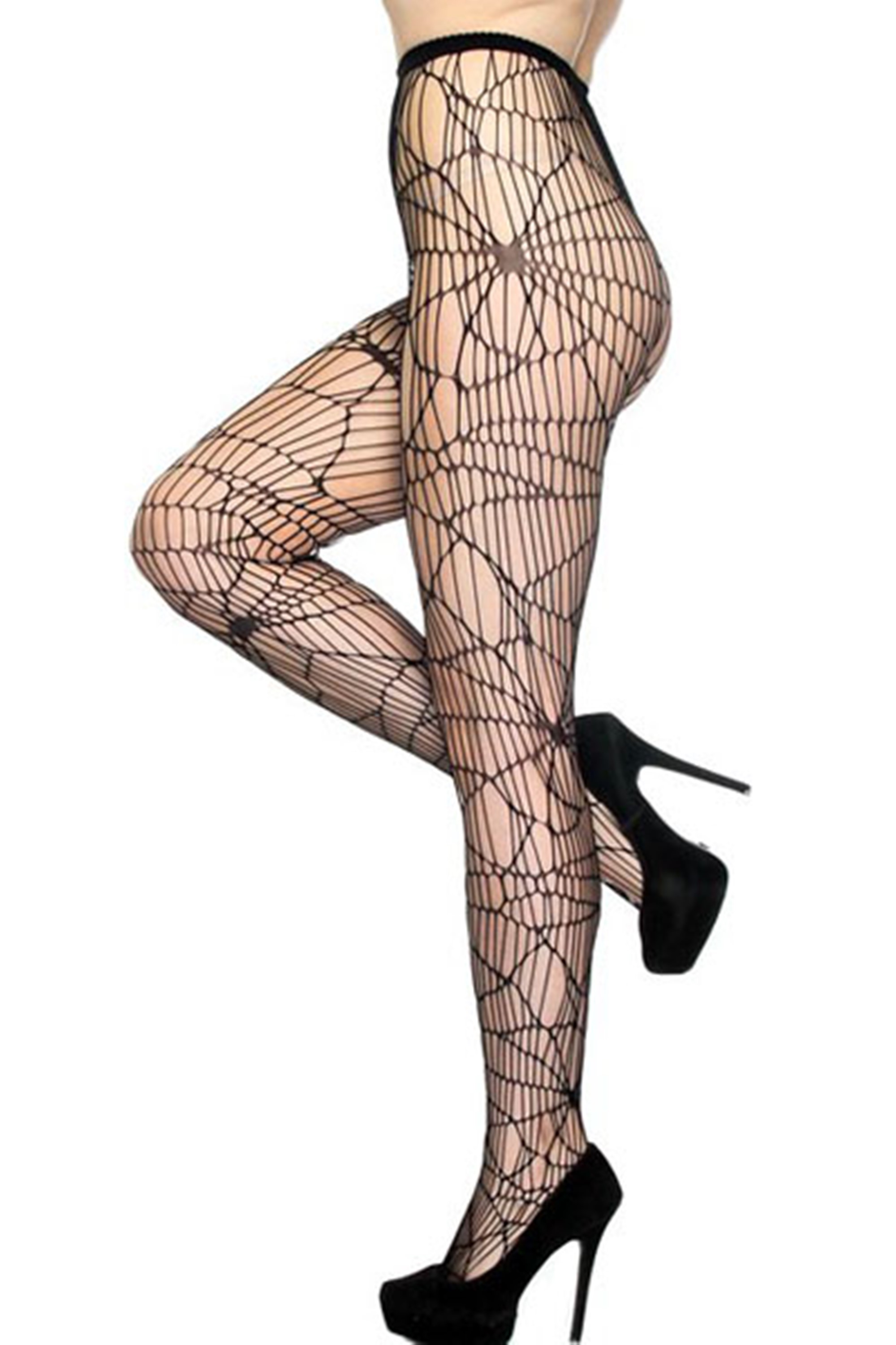 Sexy Simplicity Sexy Abstract Spider Net Fashion Fishnet Tights