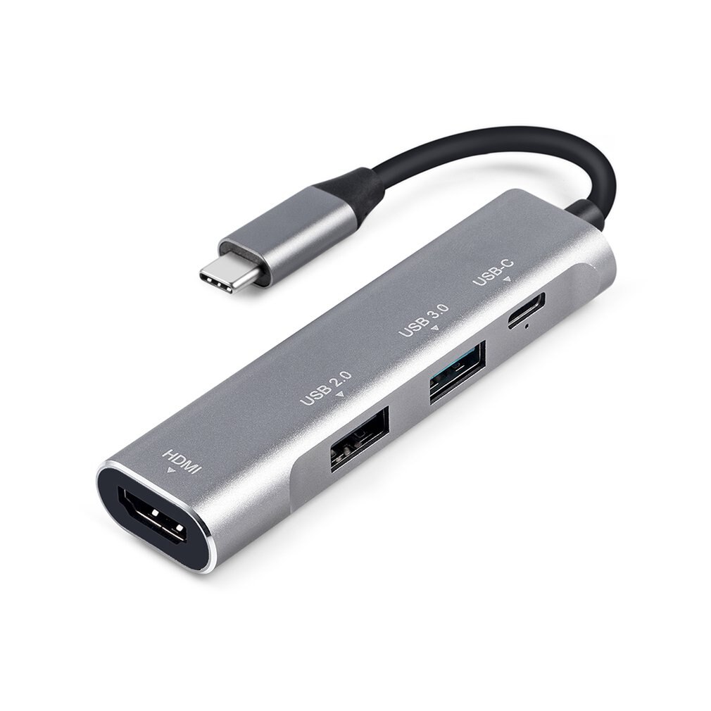 USB C To HDMI-compatible Adapter Hub For For Samsung Dex Station MHL For Galaxy S8 S9 S10/Plus 10/9 S4 S5E S6 Type C（4 in 1 Type-c）. 