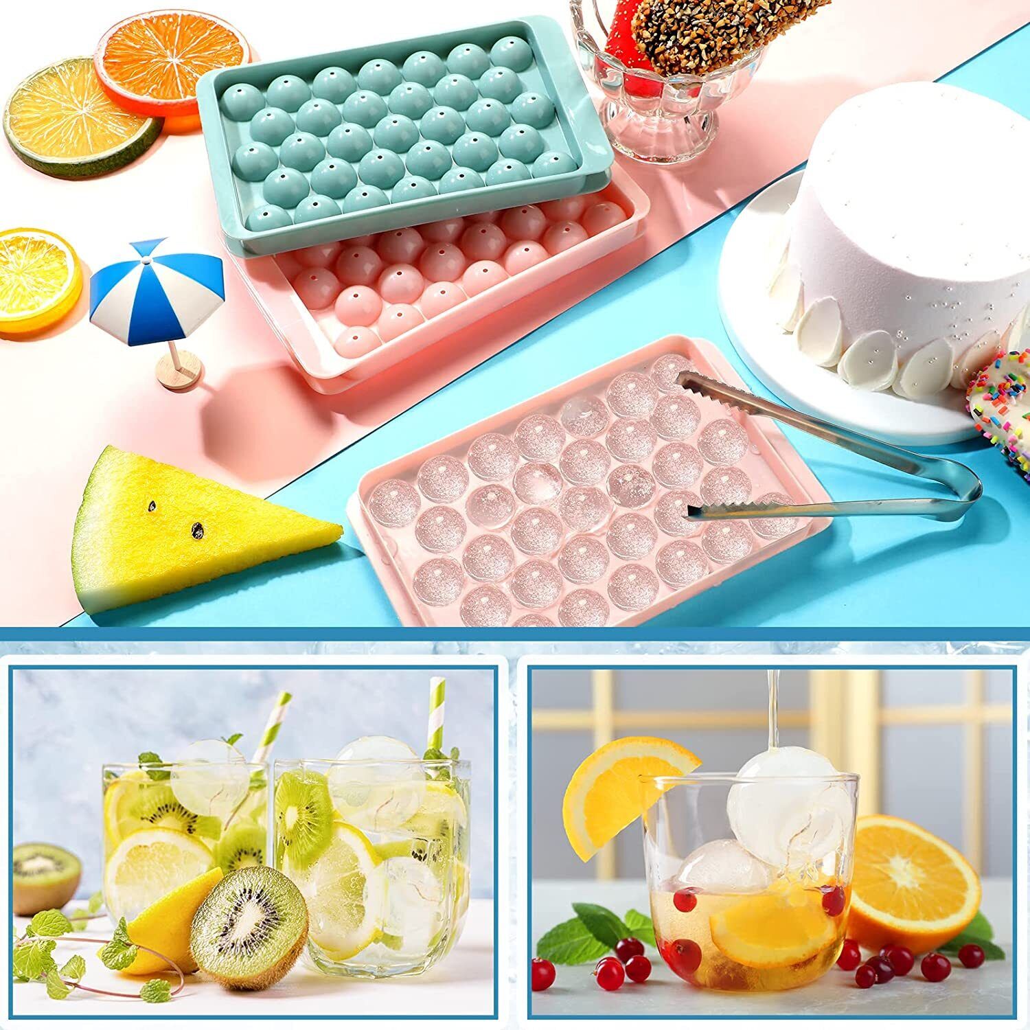 Mini Ice Ball Maker Mold Ice Cube Ice for Freezer Sphere Ice Cube Tray Ice Ball. 