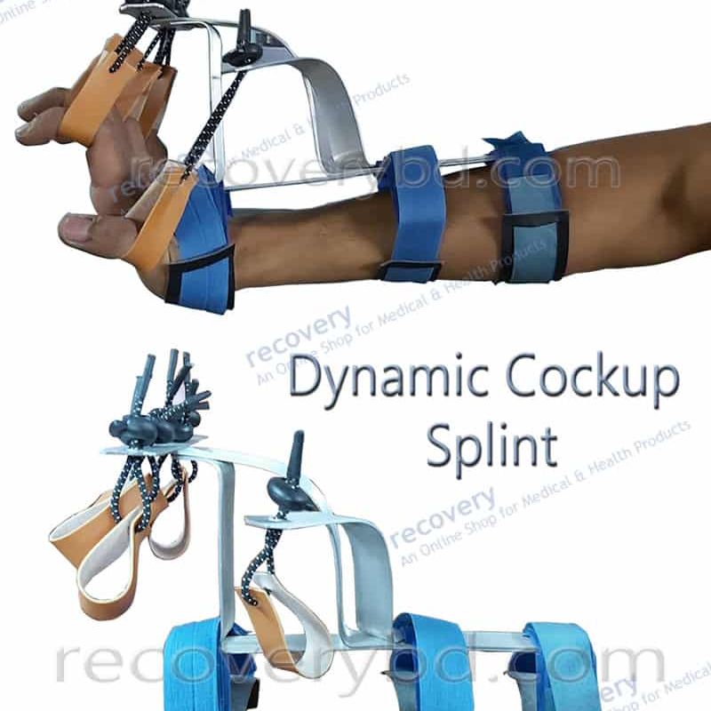 Dynamic Cock Up Splint With Finger Extension Wrist Support