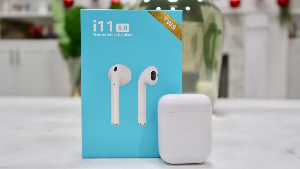 i11 TWS Wireless Headphones Bluetooth 5.0 Earphones Headset Fingerprint Touch Pop-up Window Earbuds With Mic For iPhone Android.. 