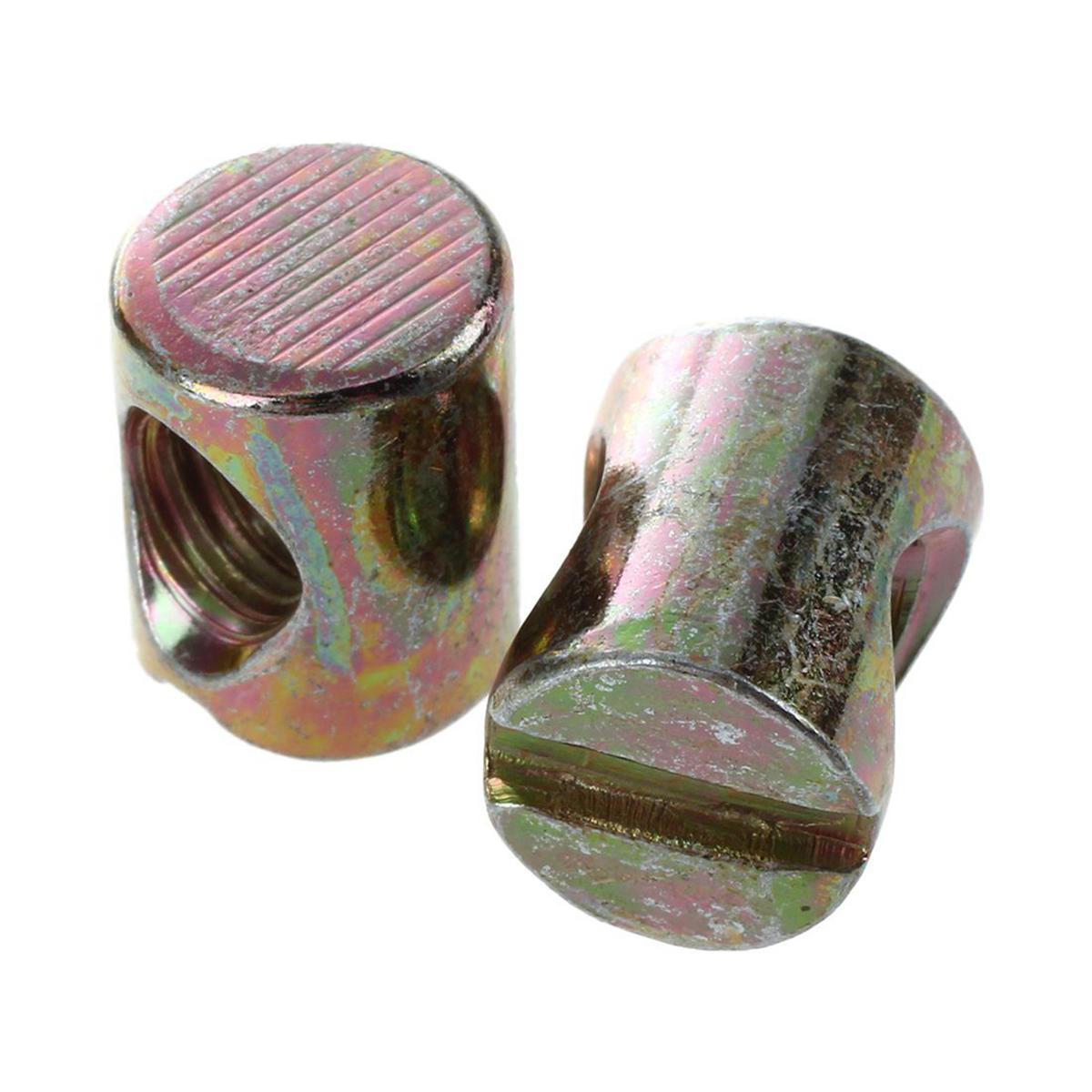 Iron nut length 12 mm-50pcs x Nut-As shown