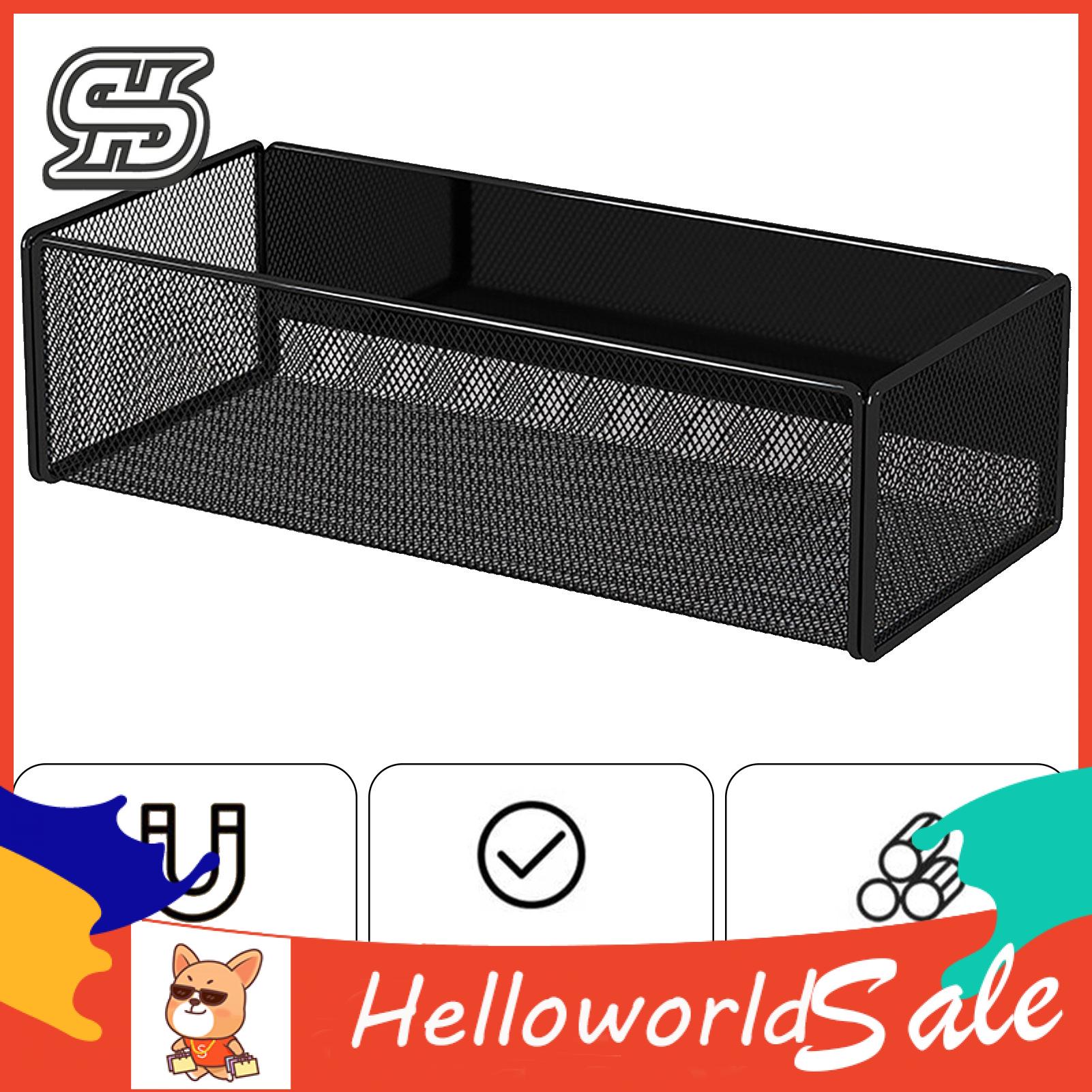 Magnetic Basket Large Capacity Magnetic Storage Rack Organizer Shelf for Easy Refrigerator Organization Rustproof Easy Installation Container Bin Box. 