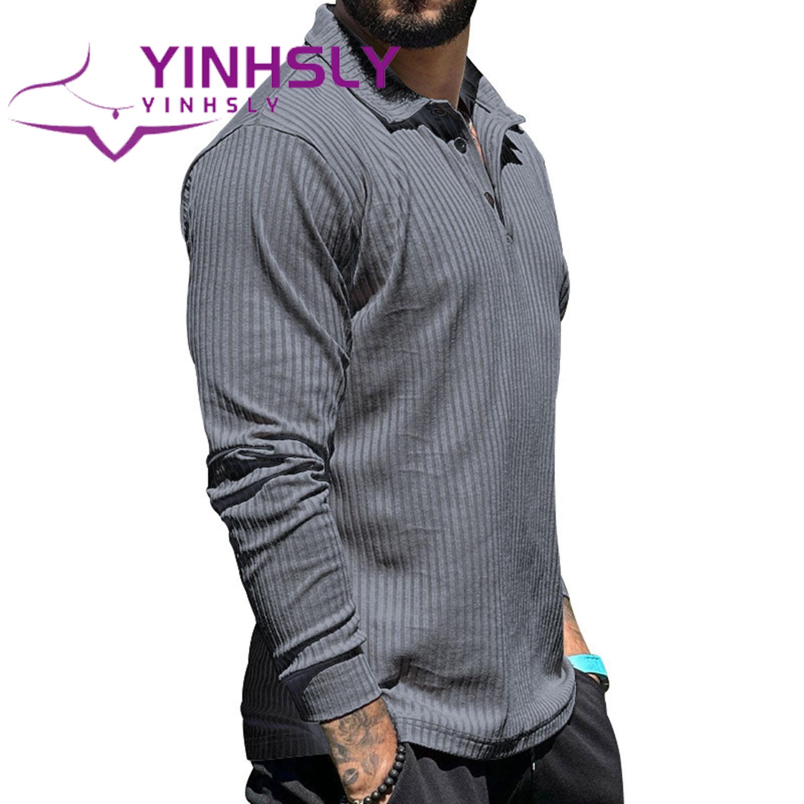 Men Solid Color Shirt Stylish Men's Button-down Shirt for Casual Business Wear Soft Breathable Fabric Available in Solid Colors Perfect for Daily Wear Casual Men Shirt. 