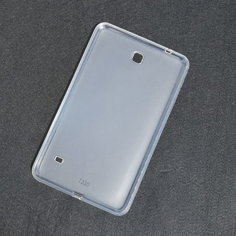 【YIYANGMAOYI111】Case For Samsung Galaxy Tab 4 8.0 SM-T330 SM-T331 T335 T337 360 Full Protective Soft Cover Clear Back Slim Cases. 