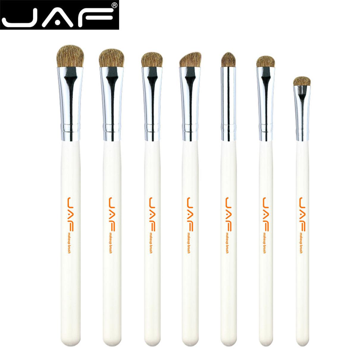JAF 7 PCS Eyeshadow Make-up Tool Kit Eye Shade Make Up Brushes Sets Professional Makeup Brushes for Eye Shadow Blending JE07PY. 