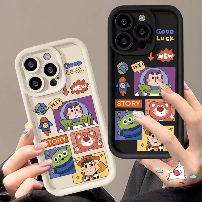 Angel Eyes Tulip Toy Story Buzz Lightyear Case Compatible For Samsung A12 A13 A34 A31 A32 A03s A50s A54 A30s A52s A53 A04s A20s A14 A50 A04E A51 A03 A23 A24 A30 A02s A11 A10s A20 A52 Soft Phone Cover. 