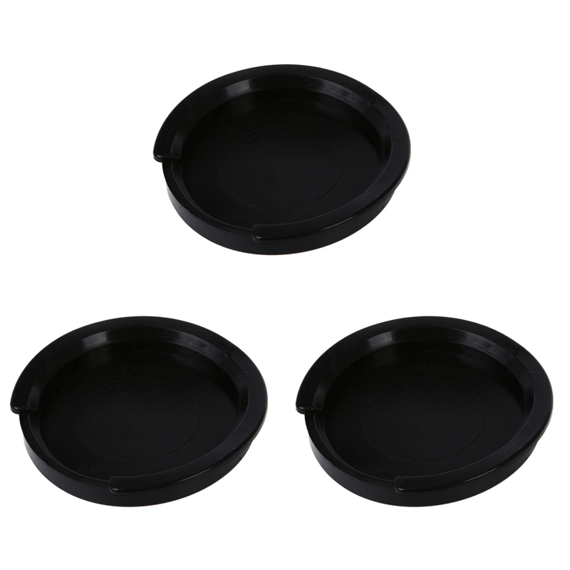 3X Sound Hole Cover Block Plug Screeching Halt for 38 Inch/39 Inch EQ Acoustic Guitar Black