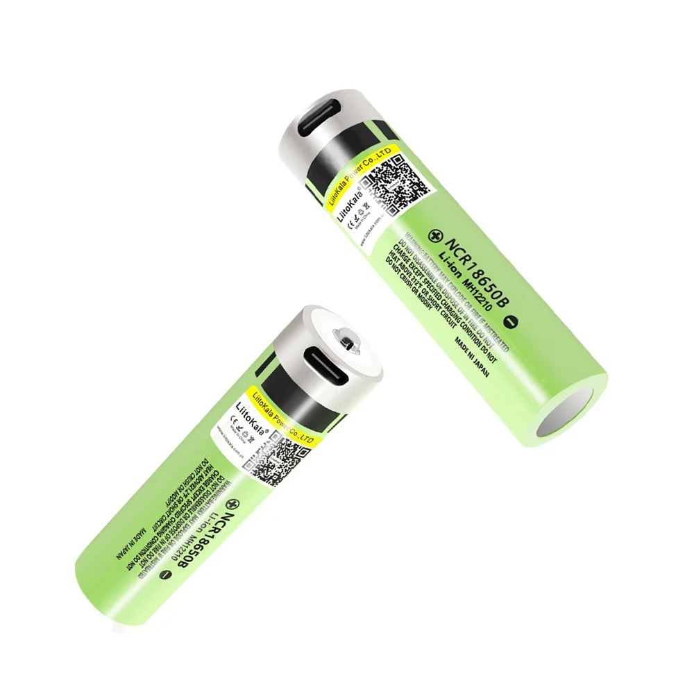 1PCS LiitoKala USB-34B Type-C 18650 3.7V 3400mAh USB Rechargeable Li-ion Battery for Flashlight Electric Mouse Toy Battery. 