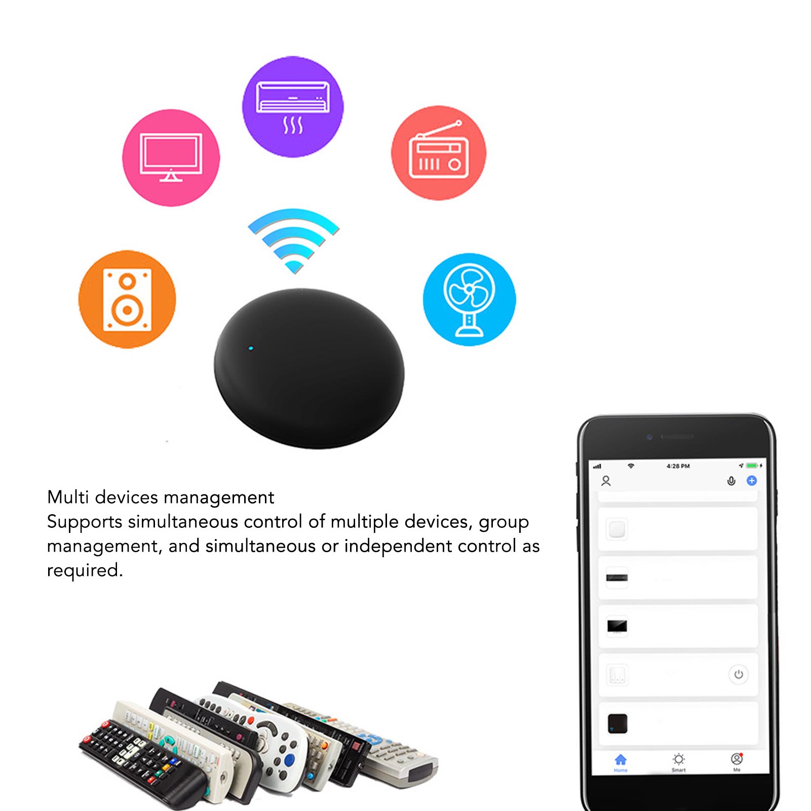 IR Universal Remote Control Mobile Phone App Voice Control Infrared Remote C LJ4. 
