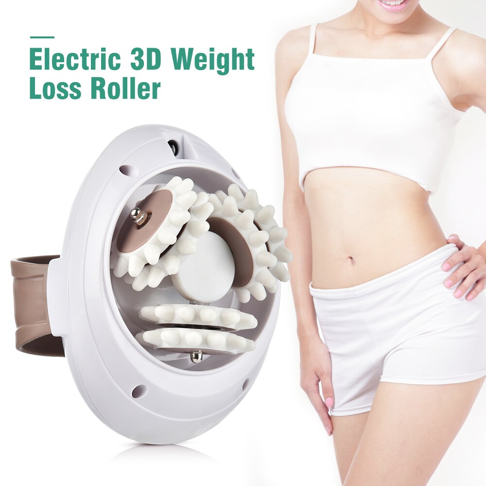 Anti-Cellulite Massager 4 IN 1 Infrared Electric Body Slimming Relaxing Muscle 3D Roller Device Weight Loss Fat Remove Roller. 