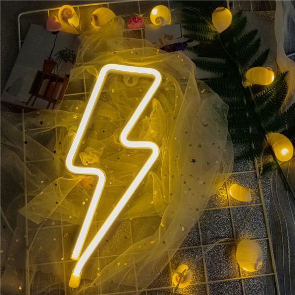 Neon LED Light Planet, Rocket and Thunder Design for Gifts, Night Light, Gaming Room, Kids Bedroom, Living Room, Wall Decor, Home Decoration Purpose  with USB Plug in or Battery system Light. 