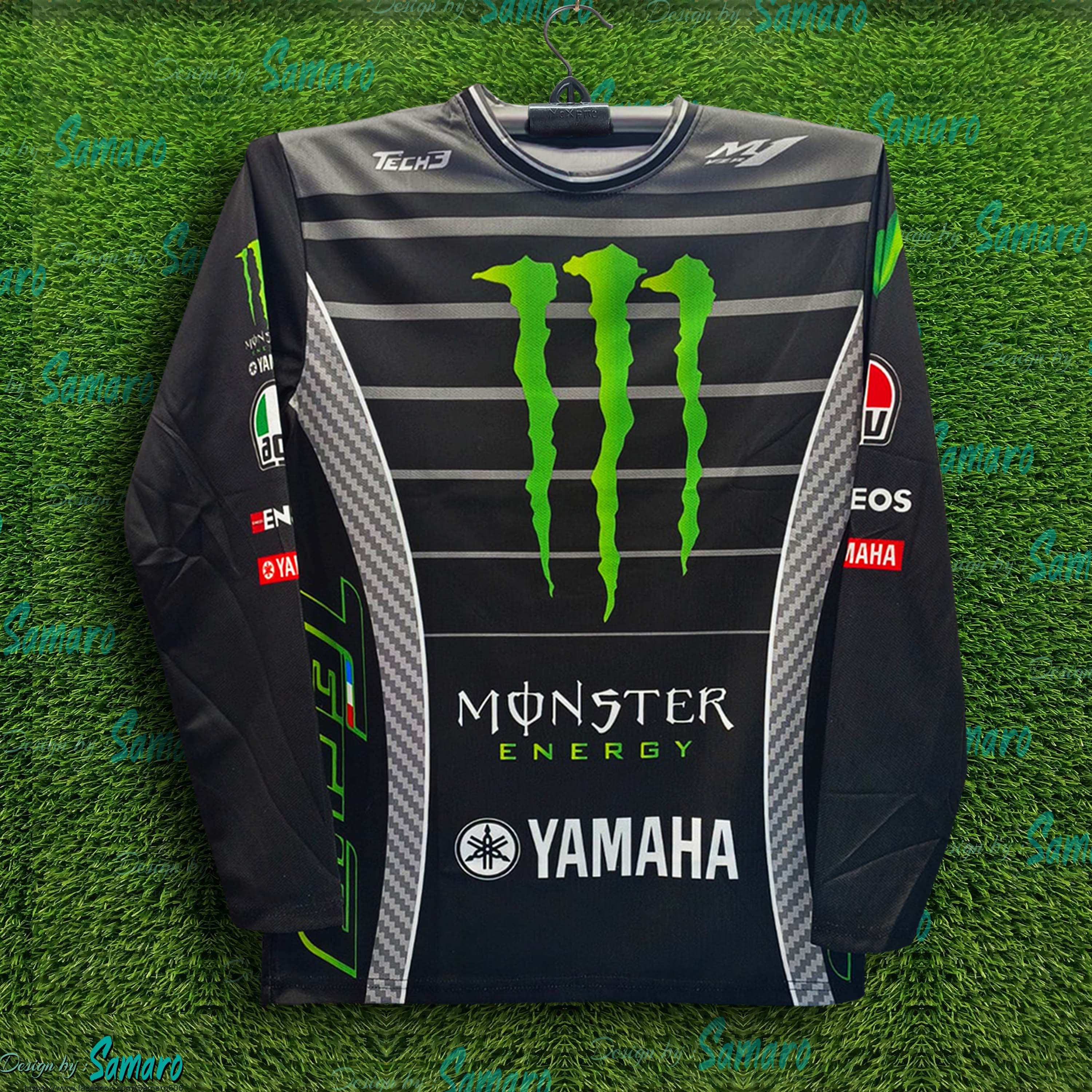 YAMAHA Monster Full Sleeve Bike Jersey - Monster Bike Jersey- Yamaha Bike Jersey 2026-27