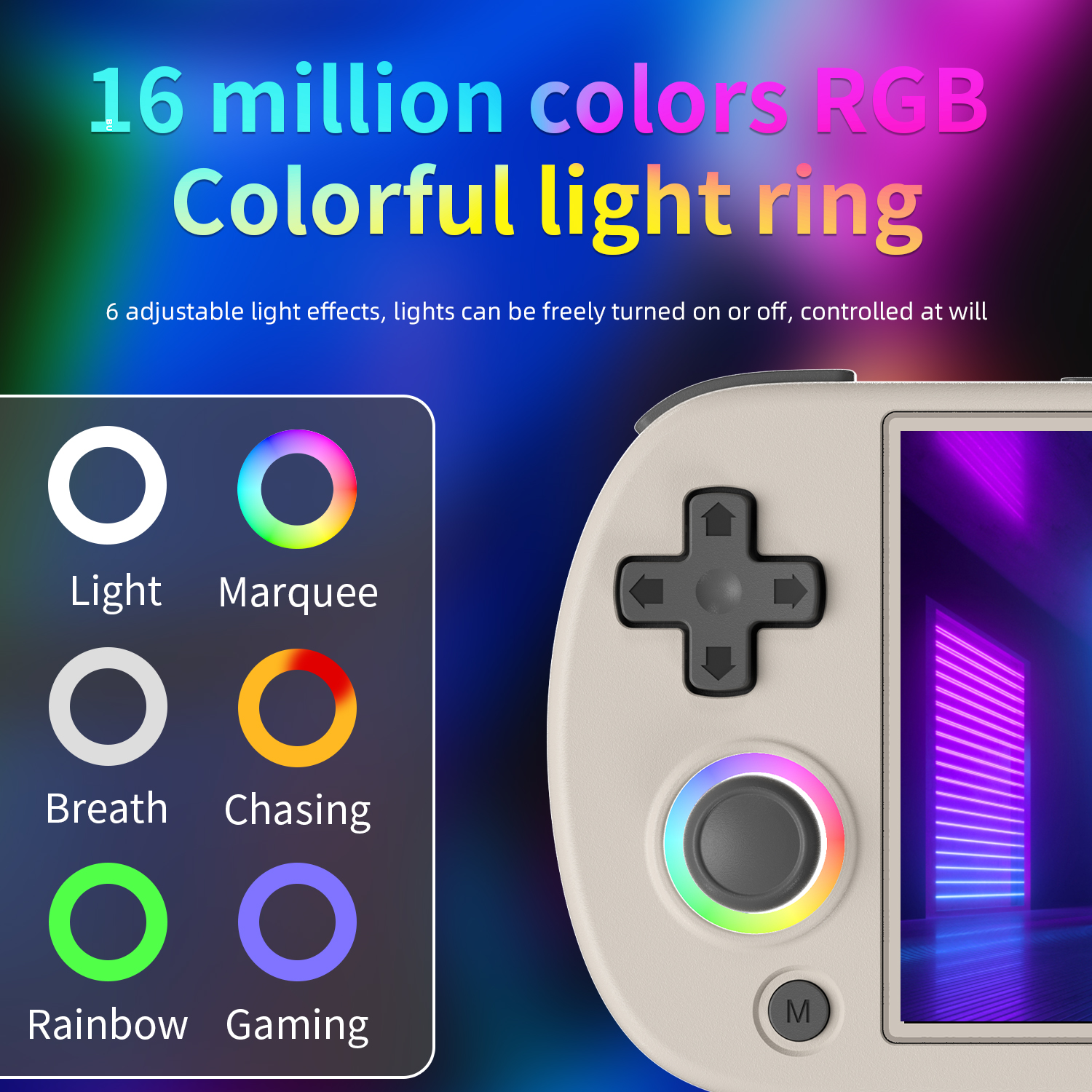 ANBERNIC RG40XX H 64 Bit Linux Retro Handheld Game Console 4.0'' IPS Screen Supports 5G WiFi Bluetooth HD-Support Output RG40XXH. 
