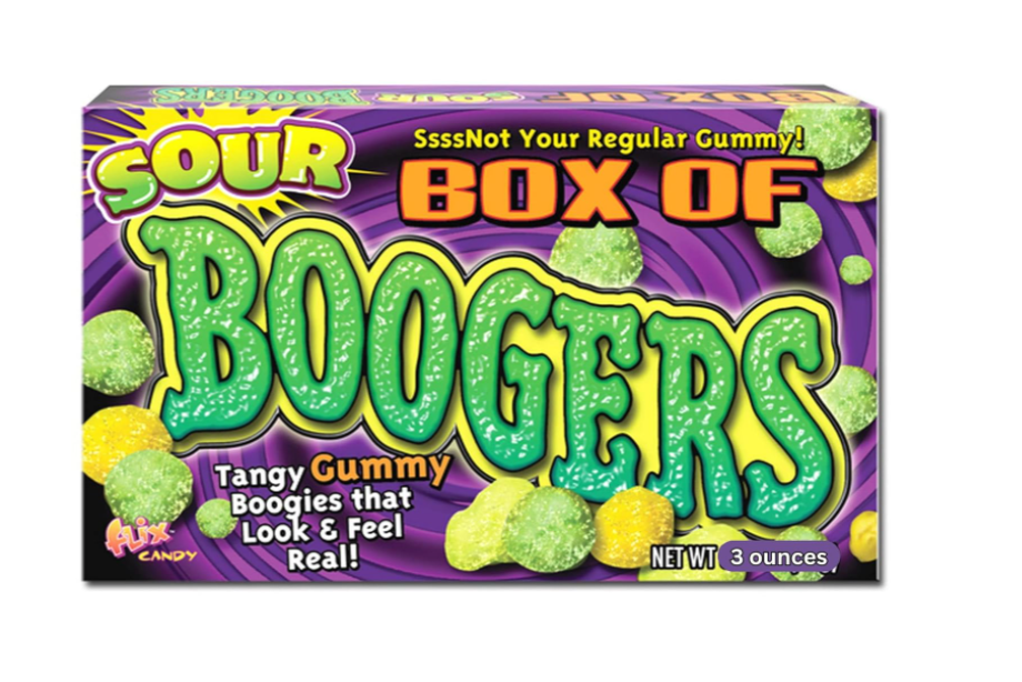 Sour Box of Booger Gummies,