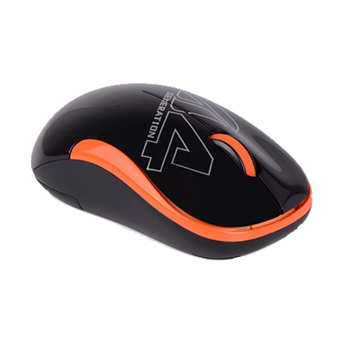 A4Tech G3-300N Black-Orange V-Track Wireless Mouse. 