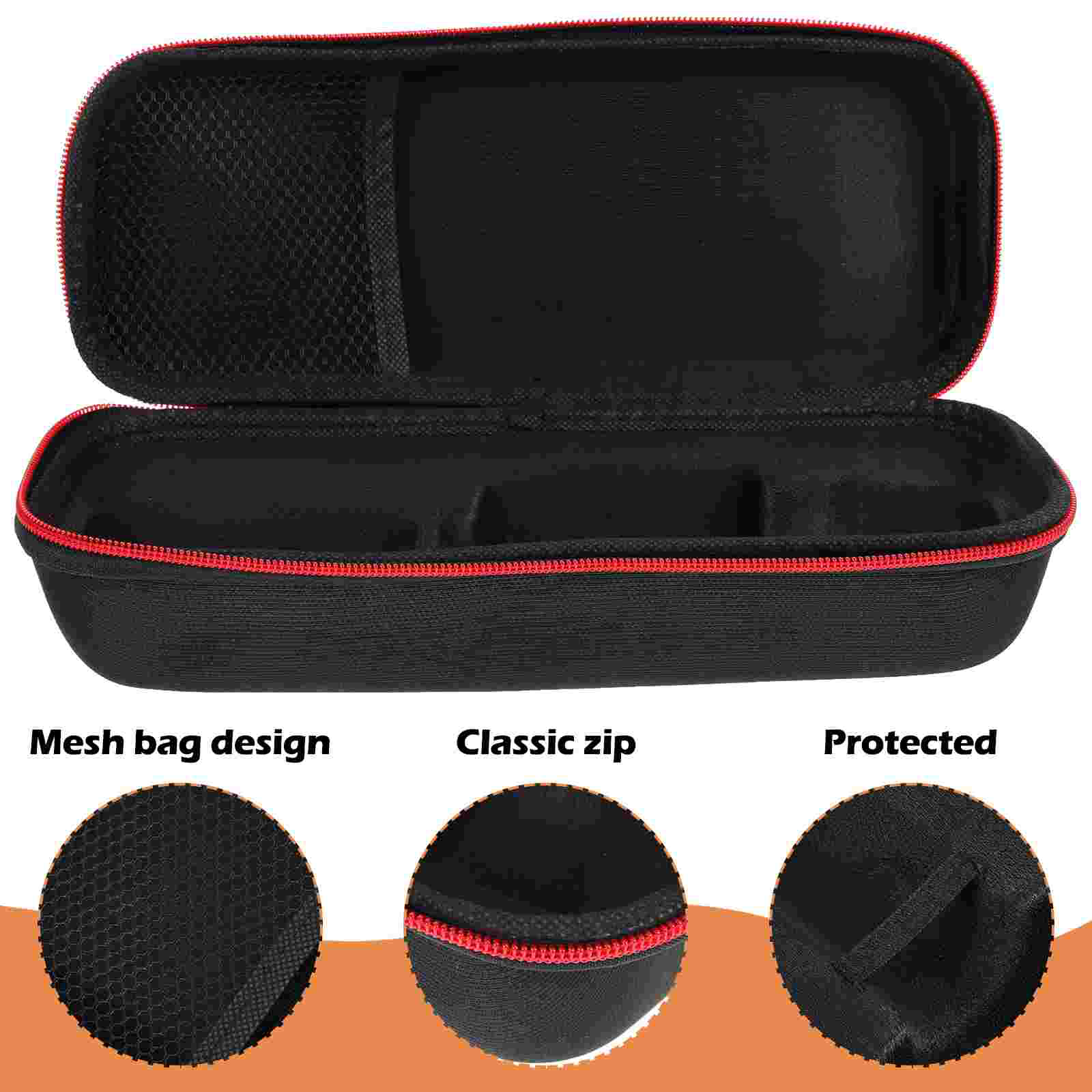 Handheld Microphone Zipper Pouch Wireless Microphone Case Mic Carrying Case Microphone Packaging Box Zipper Storage Bag. 