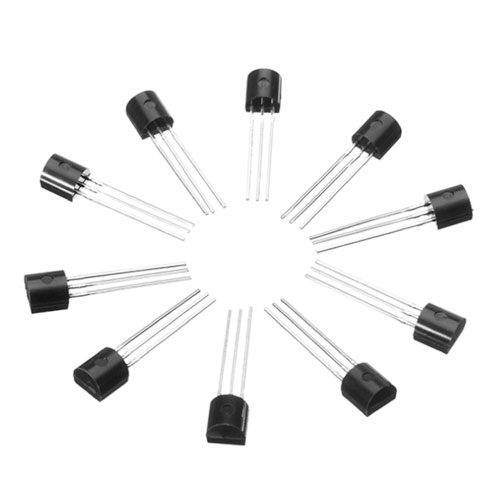 BC557 PNP General Purpose Transistor 3 Pin Leads TO-92 Package Bipolar Low Power Transistor 5 / 10 pcs. 