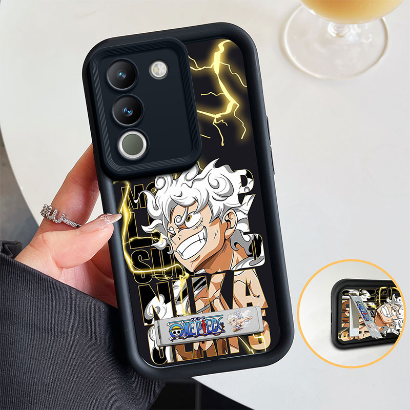 【Get One Free Brackets】Olige Case For VIVO Y01 Y03 Y11 Y12 Y12i Y15 Y15S Y16 Y17S Y18 Y19 Y20 Y21 Y21S Y27 Y28 Y30 Y35 Y36 Y50 Y52S Y56 Y72 Y75S Y77T Y78 Y100 Y200E V30 Lite New creative silicone frosted cartoon anime Sauron Phone Case Back Cover. 