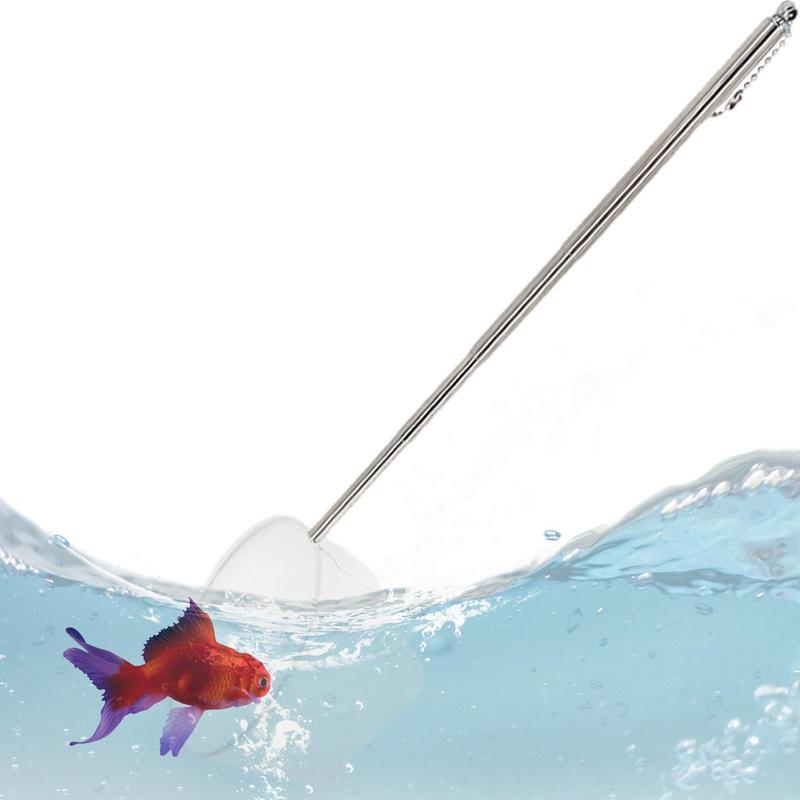 Fish Net For Fish Fish Nets For Aquariums With Adjustable 5-15 Inch Long Handle Small Aquarium Net Goldfish Pond Shrimp Net