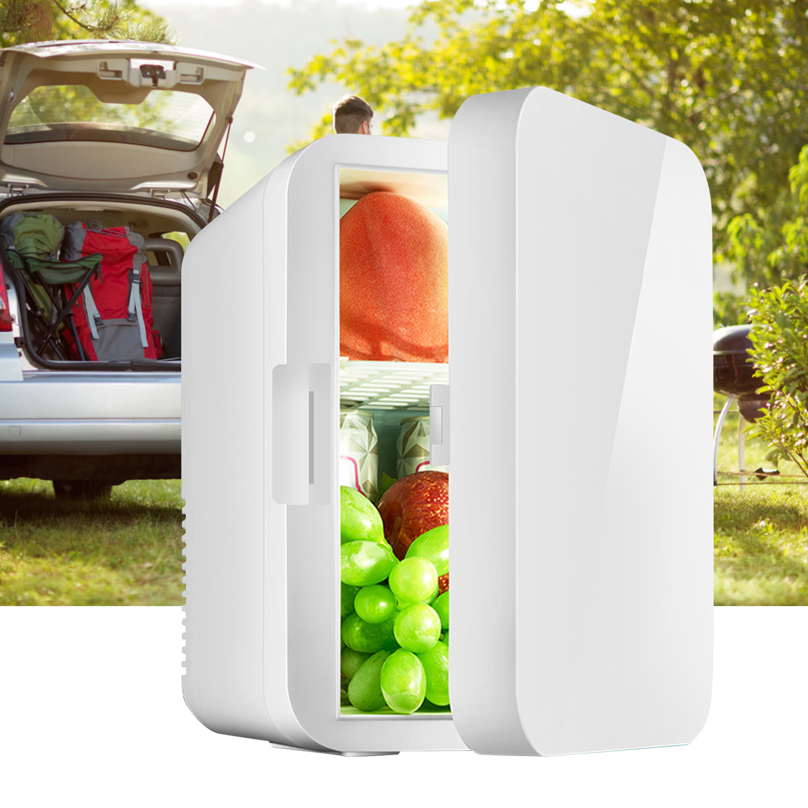 Compact refrigerator small refrigerator door refrigerator and freezer 8L mini refrigerator stylish space saving multiparterpus single door mini fridge. 