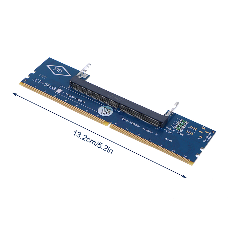 DDR3 DDR4 DDR5 Laptop SO-DIMM to Desktop Adapter Card Converter Memory RAM Connector Adapter Fengshi. 