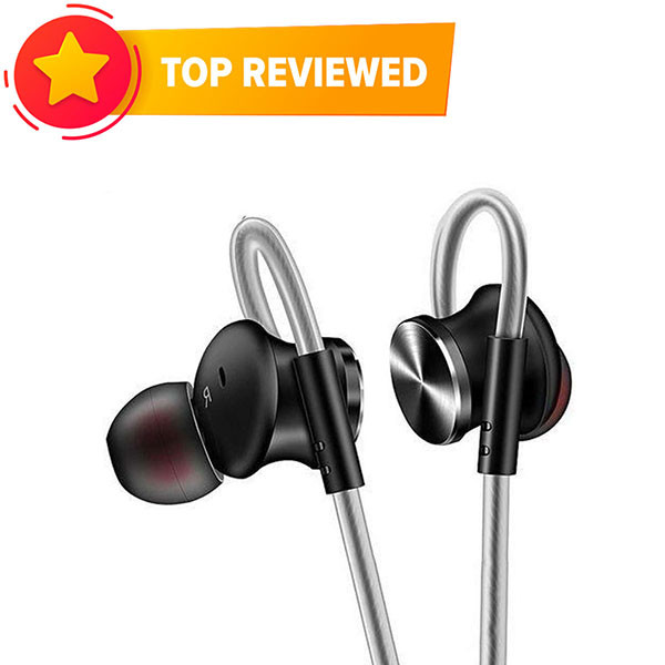 QKZ DM10 Zinc Alloy Metal Earphone - Black