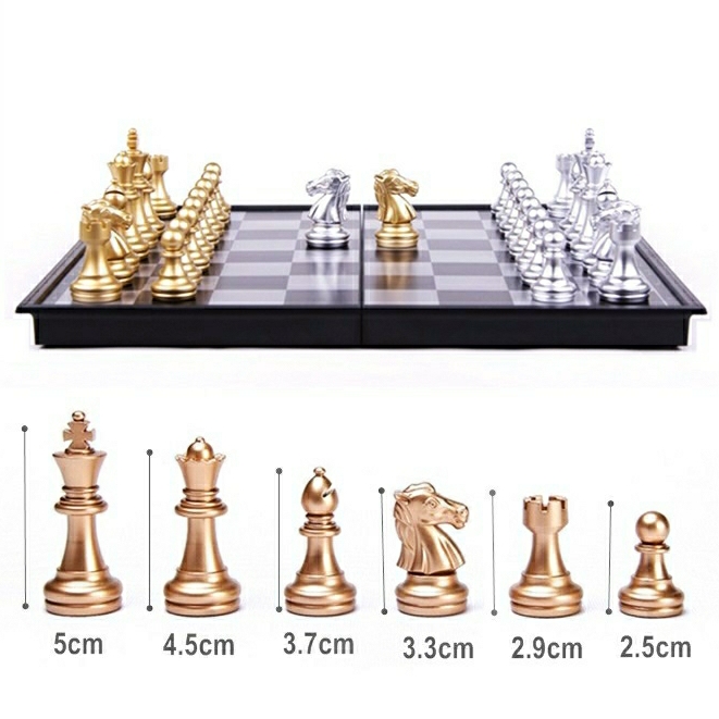 Magnet Chess Gold & Silver Guti 12.5 Inch. 