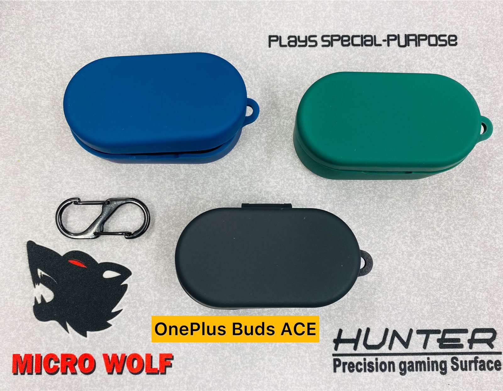 OnePlus Buds ACE Only Case Premium Artificial Carrying Case Shockproof Earbuds Protective Cover Box for buds Soft Silicone Bluetooth Headphone Cover