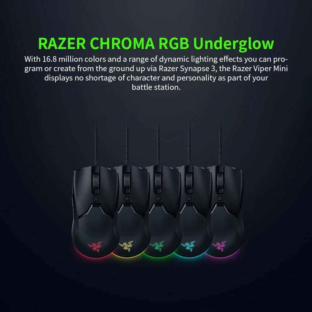 Sensor ChrPI Optical Transmission 8500DRazer Viper Mini Gaming Mouse Oma RGB Wired Mouse Lightweight SPEEDFLEX Mouse for Gamers. 