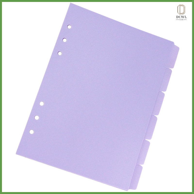 Separator Page Notepad Dividers Notebook Tab Label Binder 6 Pcs dachwanli. 