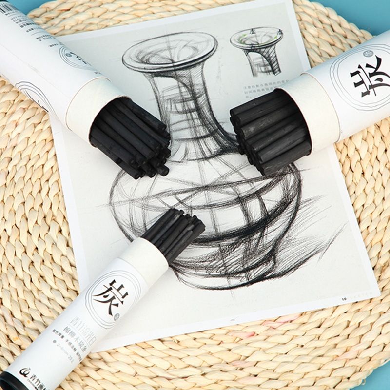 25PCS Pro Vine Charcoal Sticks Charcoal Pencils Sketching Drawing Art Supplies for DIY Student Hobbyist Beginner Artist. 
