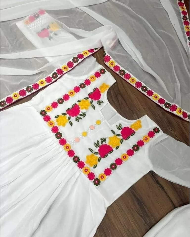 Premium Quality - New Double Georgette Design Naira dress Shalwar kameez Three piece dress for Girls/Women. - Couture - High-end. 