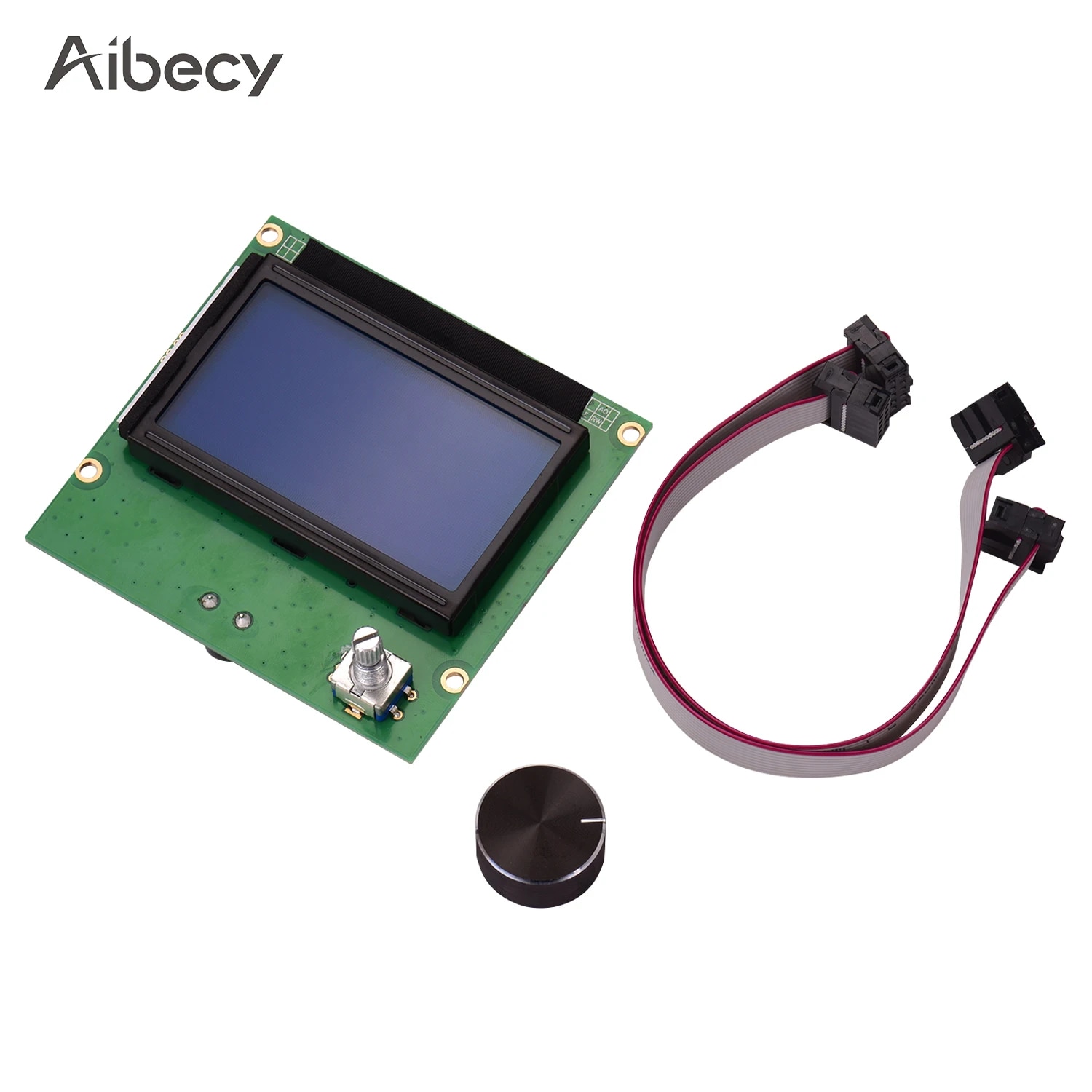 Aibecy 12864 LCD Display Screen with Cable Replacement for Creality CR-10 CR-10S S4 S5 Ender 3 3D Printer Parts