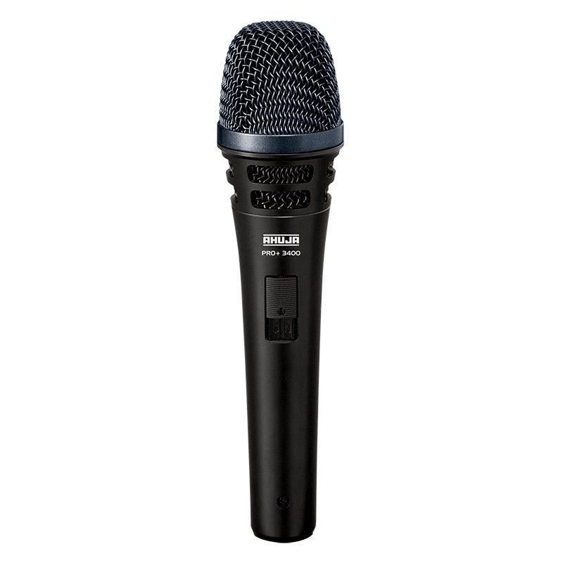 AHUJA Pro 3400 CORDED MICROPHONE FOR LIVE VOCALS, STUDIO RECORDING AND BROADCASTING AND MUSIC INSTRUMENTS. 