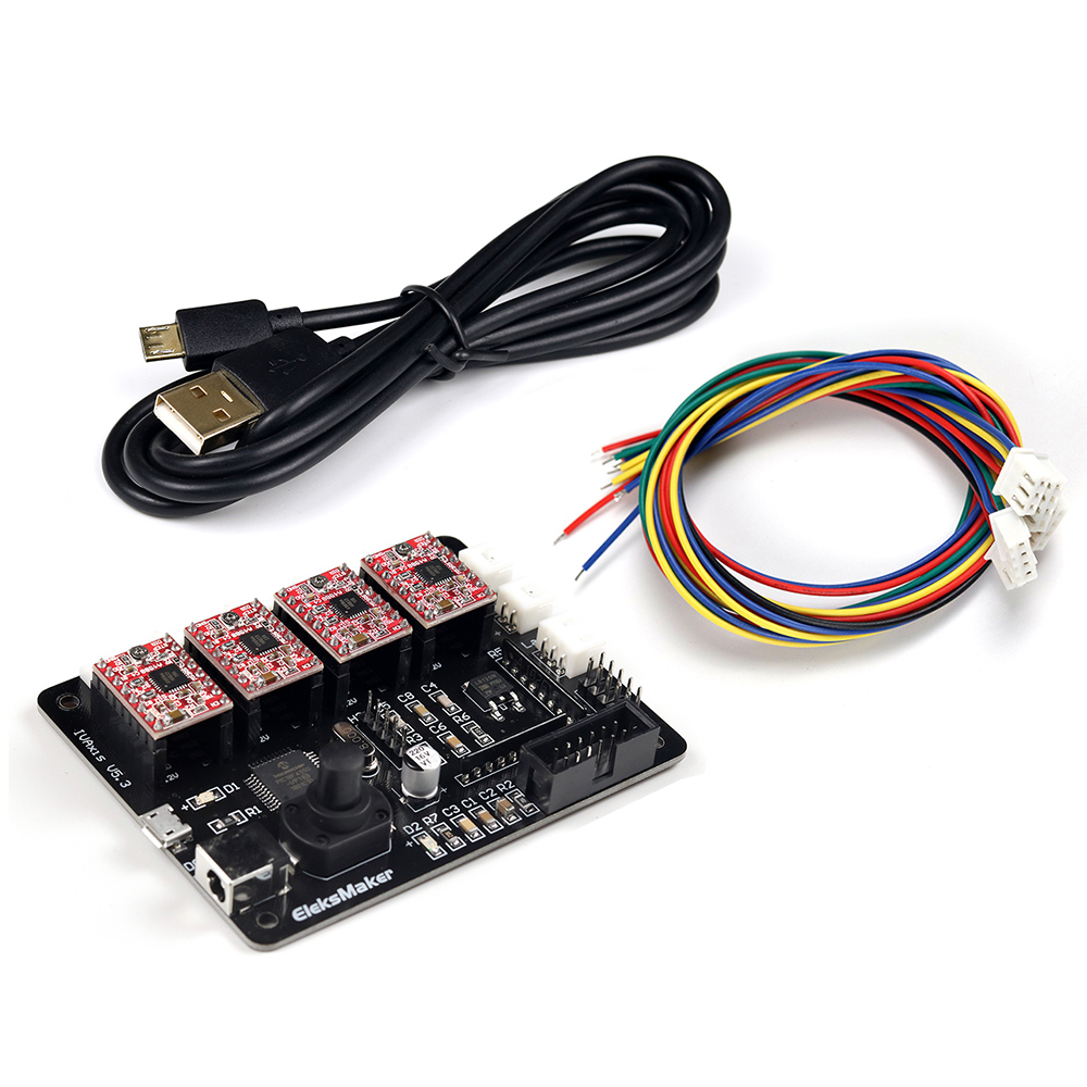 KOGEEK EleksMaker EleksIVAxis XYZA 4 Axis Stepper Motor Driver Controller Board Control Panel For DIY Laser Engraver. 