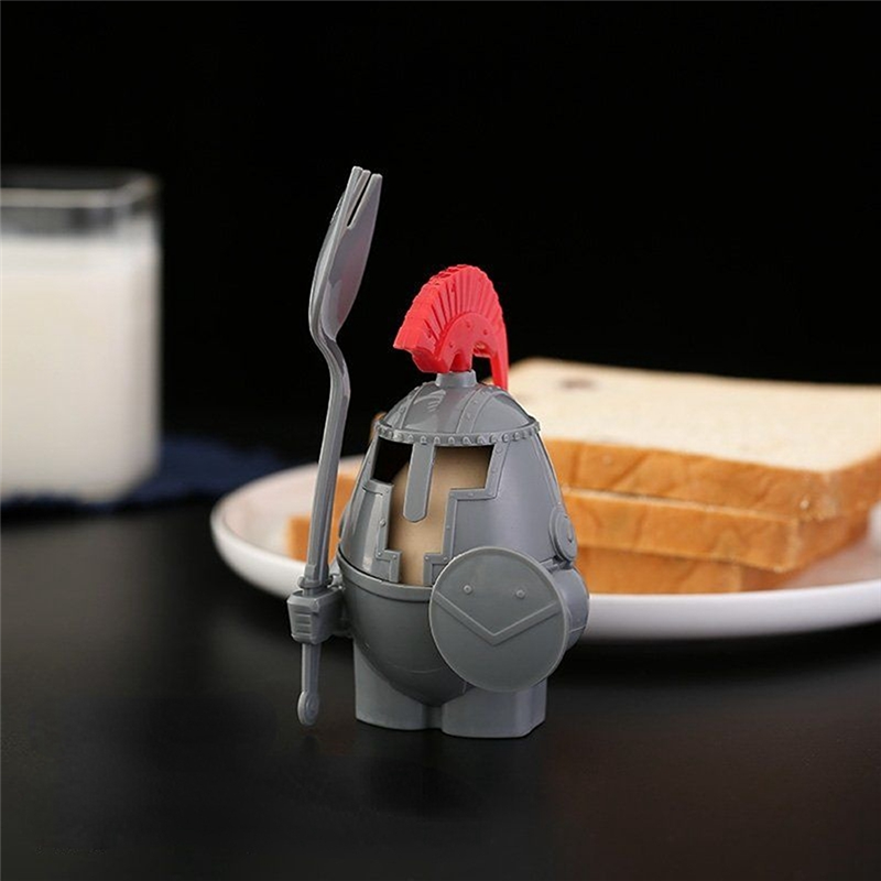 Boiled Egg Cup Holder with A Spoon Fork Included - Knight Design - Kitchen Utensil Decor,Order of the Knights Easy to Use. 