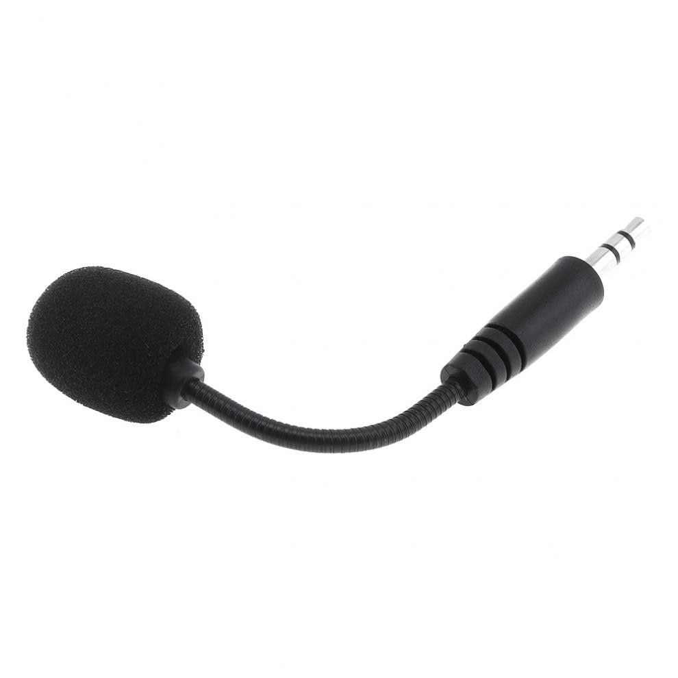 Mini 3.5mm Jack Flexible Capacitance Microphone Mic for  PC  Notebook 1 section interface. 
