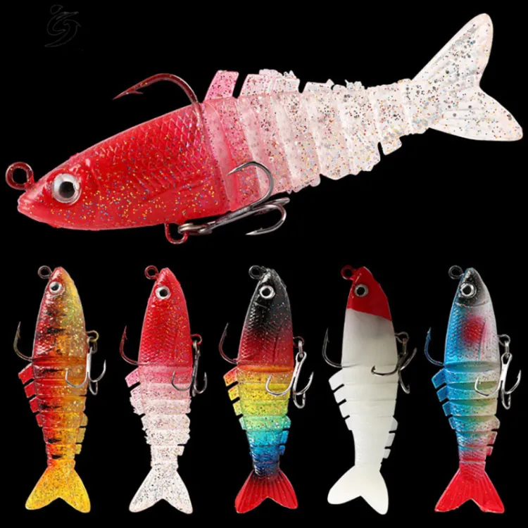 Bass Fishing Lures Highly Realistic Bass Lures Multi Jointed