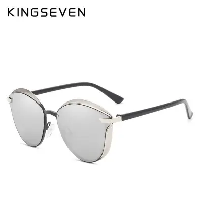 KINGSEVEN Brand Design Cat Eye Sunglasses Women polarized