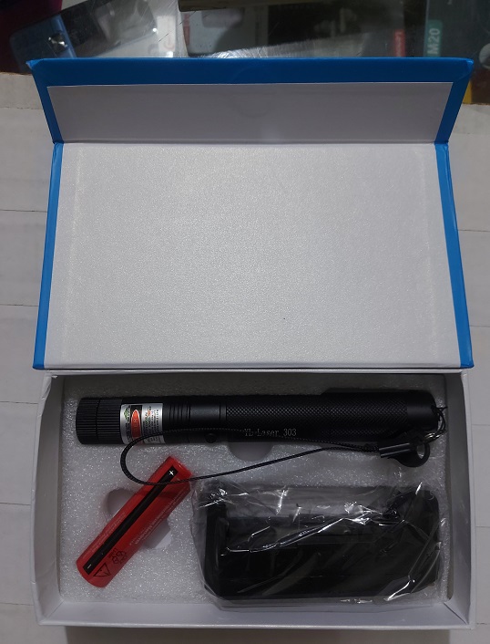 Green Laser Pointer 18650 Battery Rechargeable. 